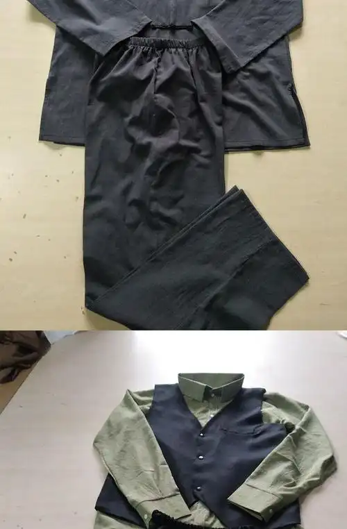 民国时期女装老粗布衣服棉麻红色题材抗战农民服饰红船演出服老式复古