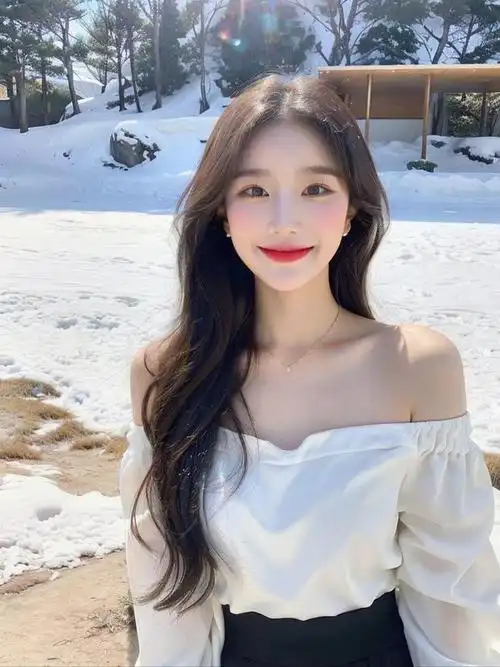 美女,白色蕾丝连衣裙,优雅女神的户外穿搭典范!