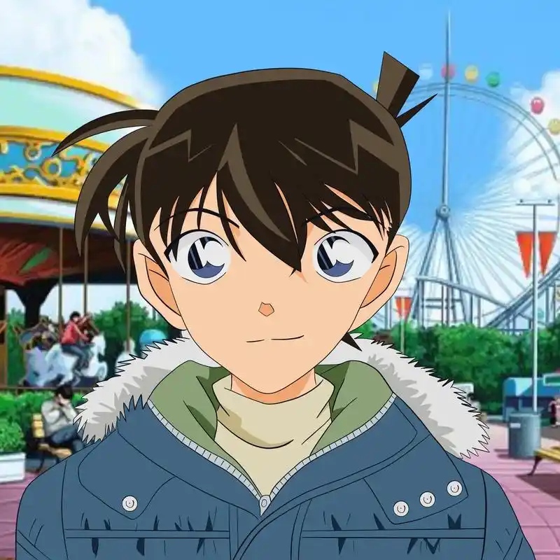 工藤新一#名侦探柯南 #动漫头像 #画个头像 #工藤新一 # - 抖音