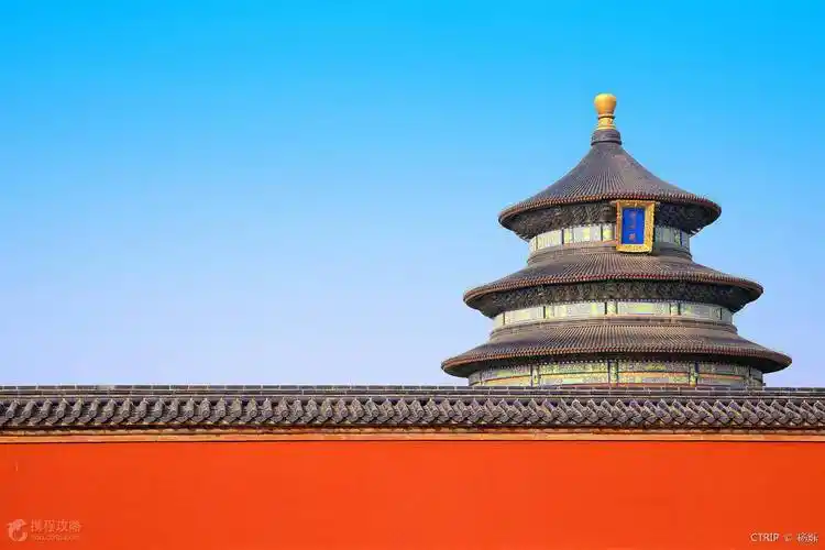 建筑天坛文化ppt背景图