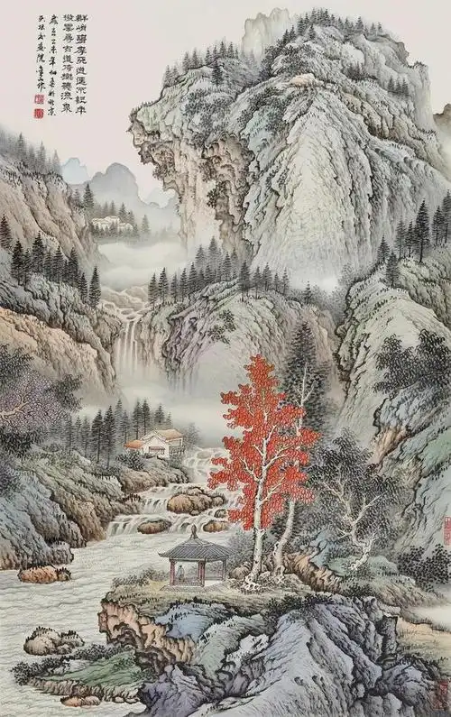「周金山」|丹青追梦 水墨本色-中国当代书画名家个人云展览|山水画