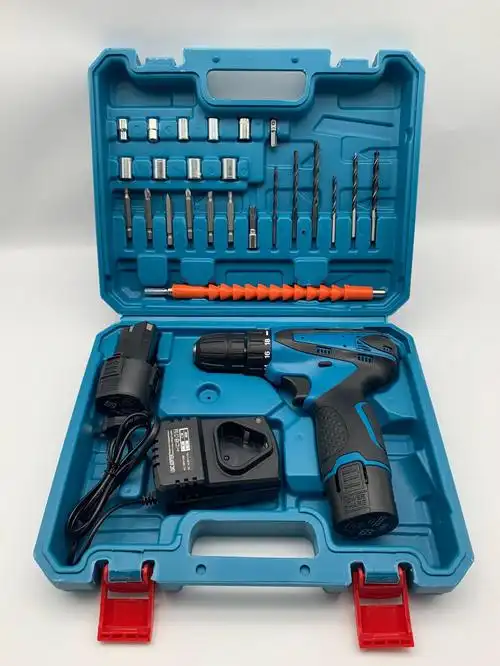 电动工具12v锂电钻充电手电钻多功能电动螺丝刀套装跨境oem