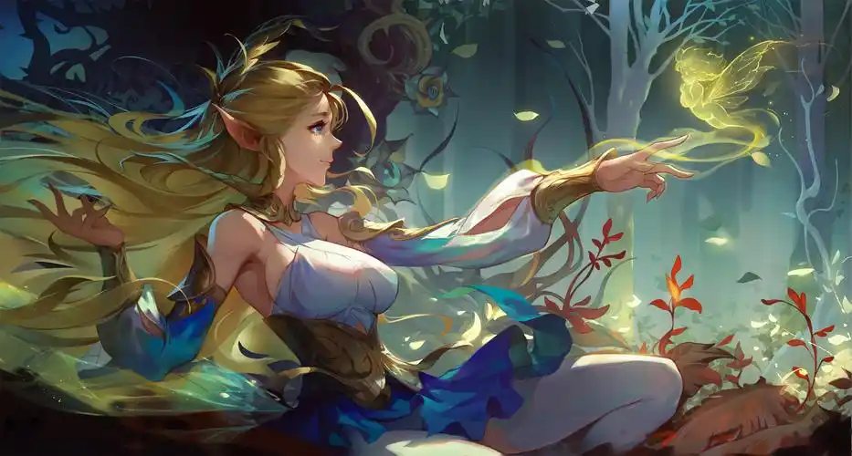 王者艾琳图片 插画