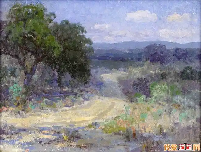 美国印象派画家julian onderdonk的蓝调风景作品赏析(2)_世界名画