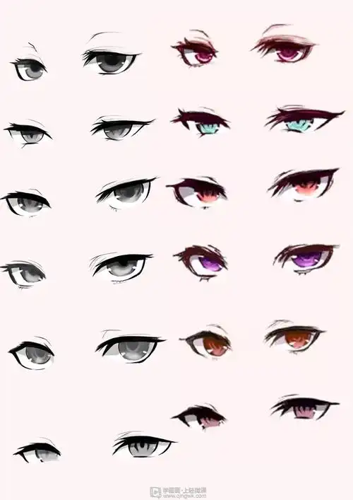 《标脸部比例—人物角色脸部五官入门练习》by cuncunrh22064