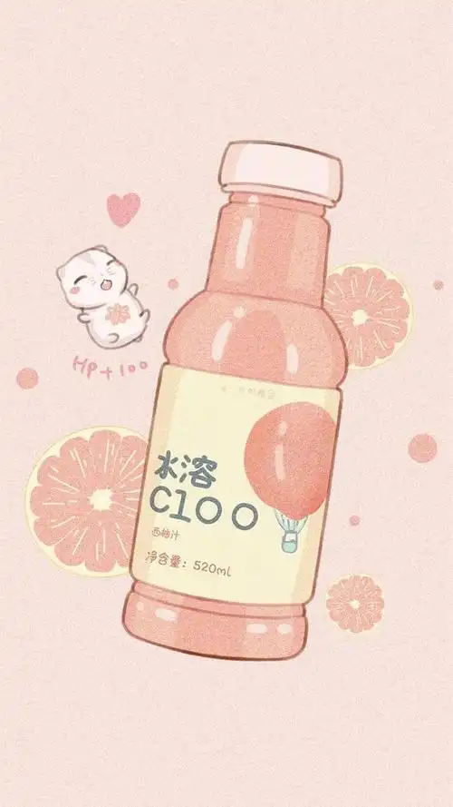 二次元饮品壁纸系列特辑!你最爱的是可乐,雪碧,还是它