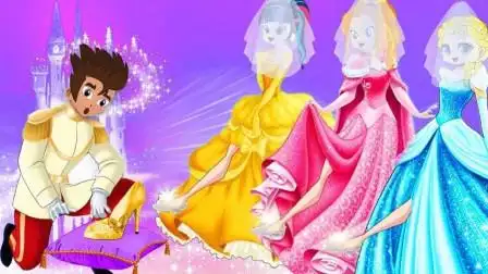 紫悦画的公主裙子好漂亮好美呀~小马国女孩游戏