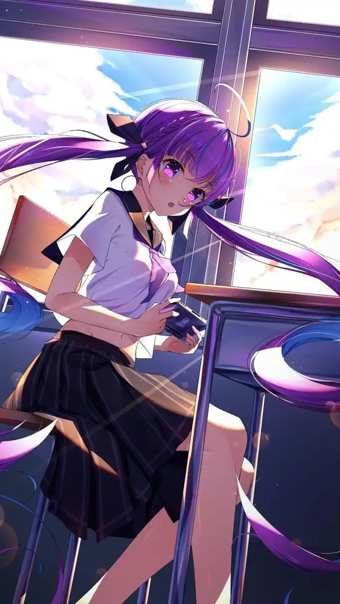 可盐可甜的小女孩来了 #二次元# #动漫