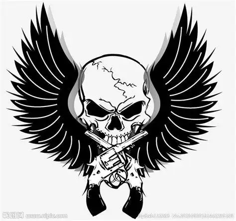 酷炫骷髅头特殊符号图案骷髅头纹身图案大全2022已更新今日图集