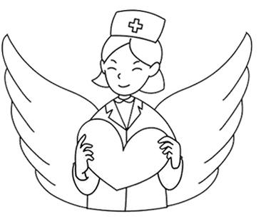 白衣天使简笔画