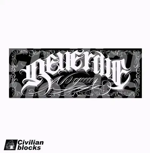 西海岸卡诺holdschool花体字硬核匪帮鼠标垫鼠标垫