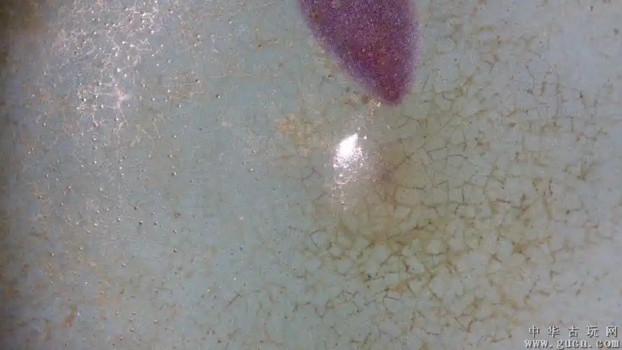 店铺交易 陶器瓷器宋代钧窑真品,蚯蚓走泥痕,棕眼密集肉眼可见,气泡