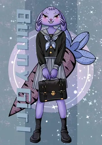 于是决定以动物为原型,进行拟人化人物形象绘制,预计画二十四种动物