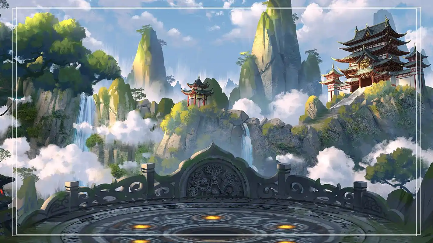 高清大图:唯美古风游戏场景概念设计图册赏析