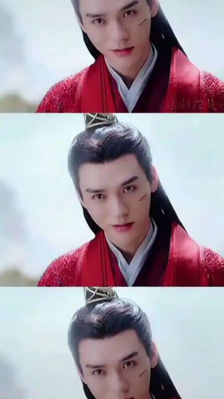 山河令张哲瀚龚俊#疯痞美人,红衣太帅了