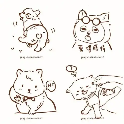 挑战一个月画30个小动物任务达成