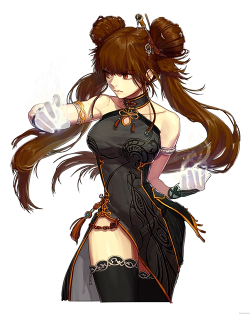 老铁拿去: 女气功师: 气功师是格斗家职业中唯一能够控制念气的角色