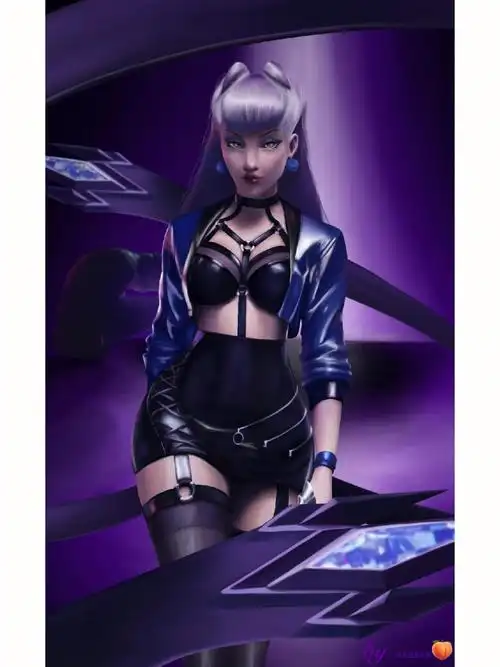 kda女团  #procreate  #英雄联盟  #约稿  #绘画