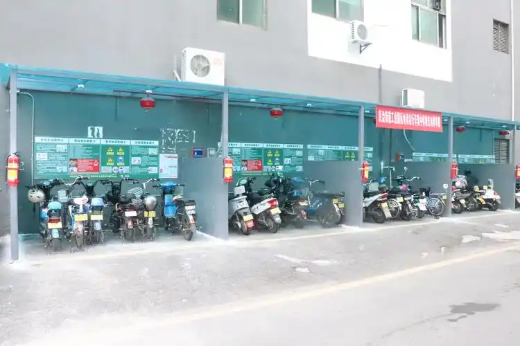 加强工业园区电动自行车集中停放,充电区域的安全管
