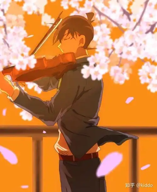 求工藤新一穿西装的图片新兰都可以