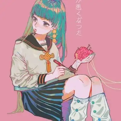 动漫风女生插画头像怀旧复古动漫风插画