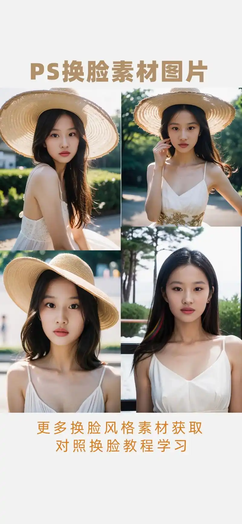 ps换脸素材图片p图换脸合成素材照片.新手换脸素材对照教程学 - 抖音
