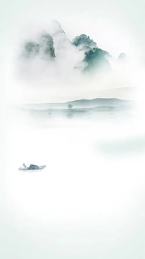 20:36:25中国风水墨典雅海报psd背景图古风无人深深/该采集也在以下