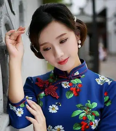 旗袍发型如何梳端庄气质的女生发型