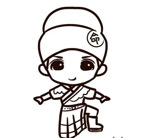 极限挑战q版张艺兴人物简笔画