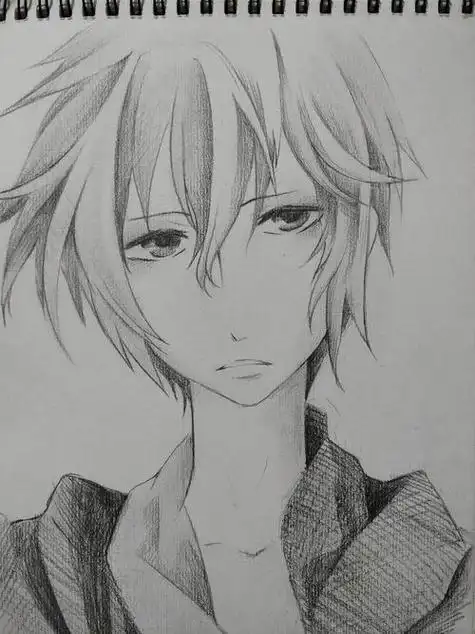 素描动漫人物男生素描动漫人物男生帅气