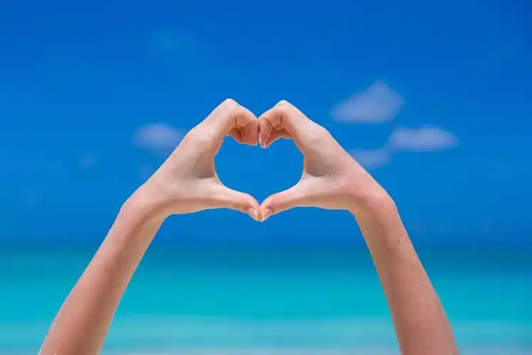 爱心动作的手势高清图片