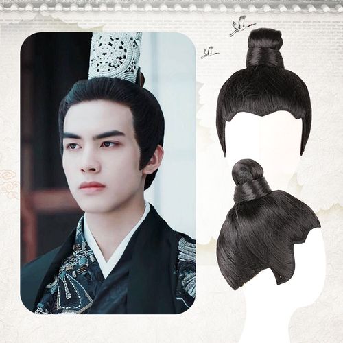 发套古装书生束发假发唐朝发髻影视表演男士整顶日常整顶假发