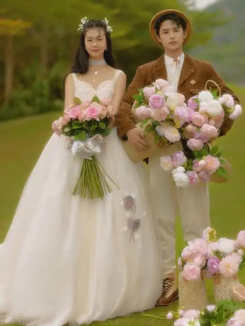 三亚旅拍新人必拍婚纱照森田花花系列