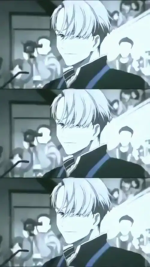 冰上的尤里对这种头发三七分的帅哥毫无抵抗力