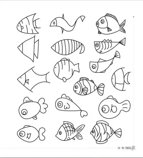 10至12岁儿童简笔画