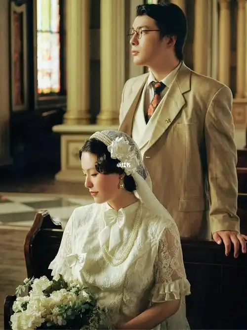 金粉世家民国婚纱照也太好看了湖州婚纱照