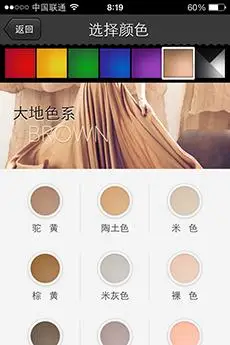 大地色系ui配色