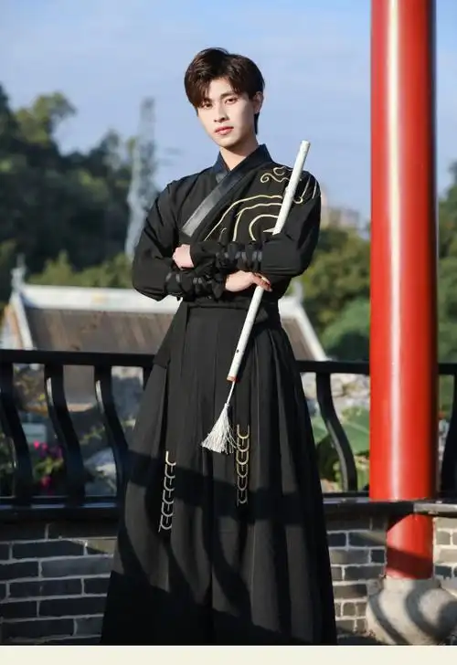 森马集团旗下棉致古装汉服男装夏季侠客书生剑客唐朝古风初中生毕业季