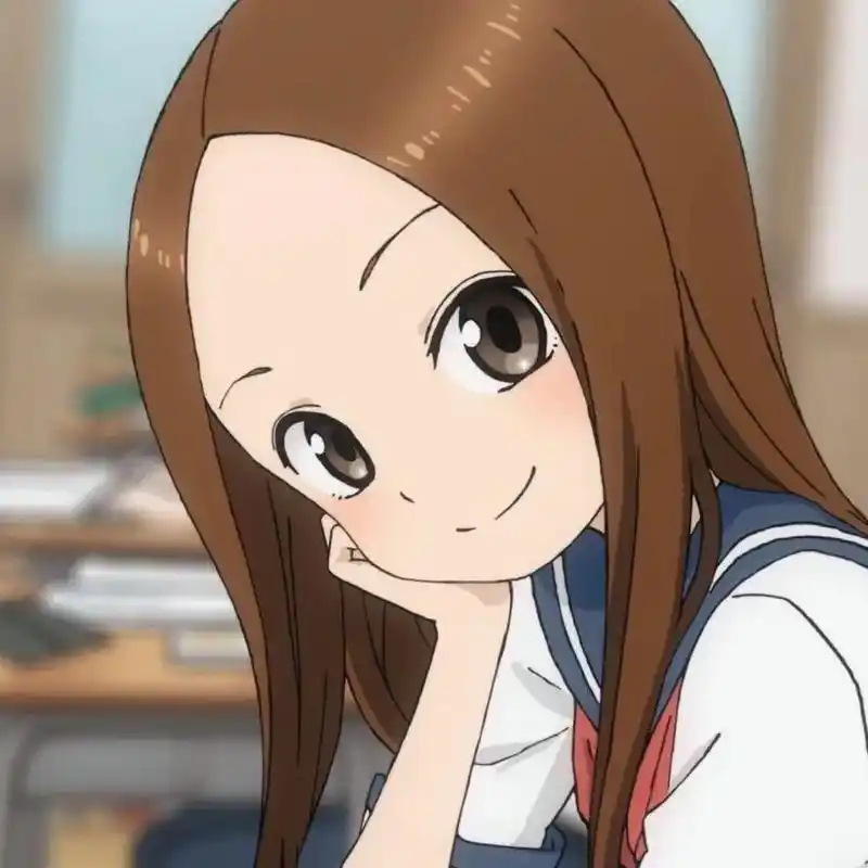 女生动漫头像 #擅长捉弄的高木同学 - 抖音