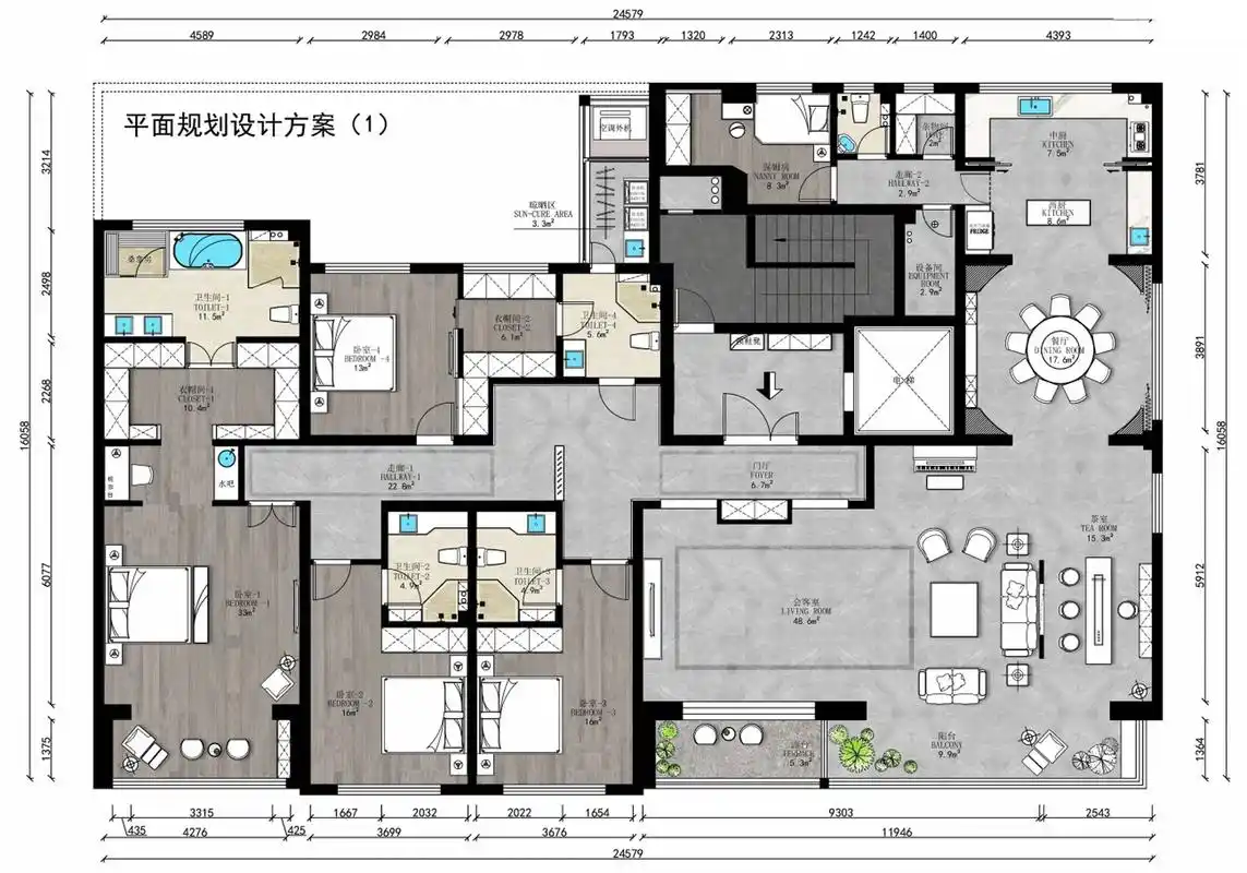 400平方米的大平层体验感就是不一样!