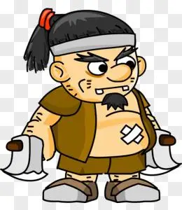 卡通手绘的噪点情侣