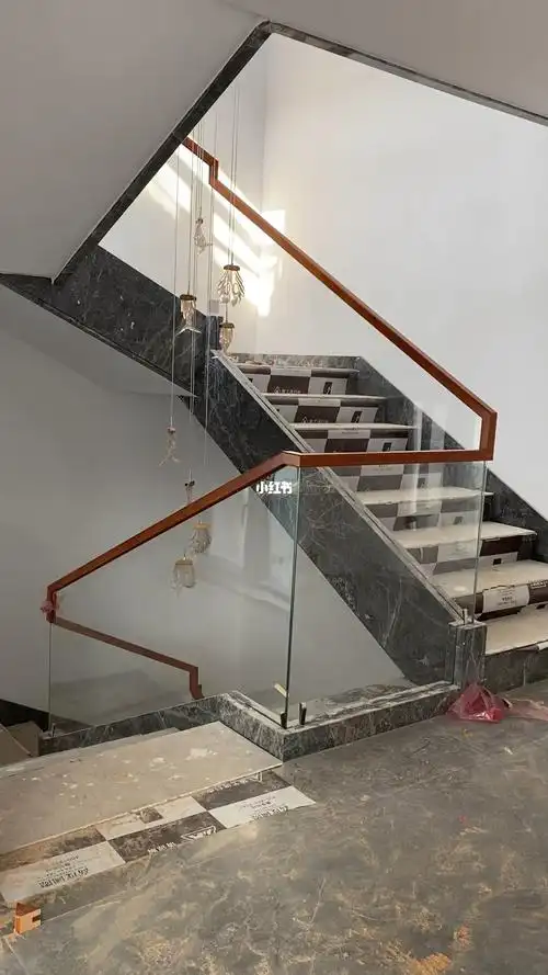堂前铭木楼梯 #武汉玻璃楼梯扶手  #玻璃护栏