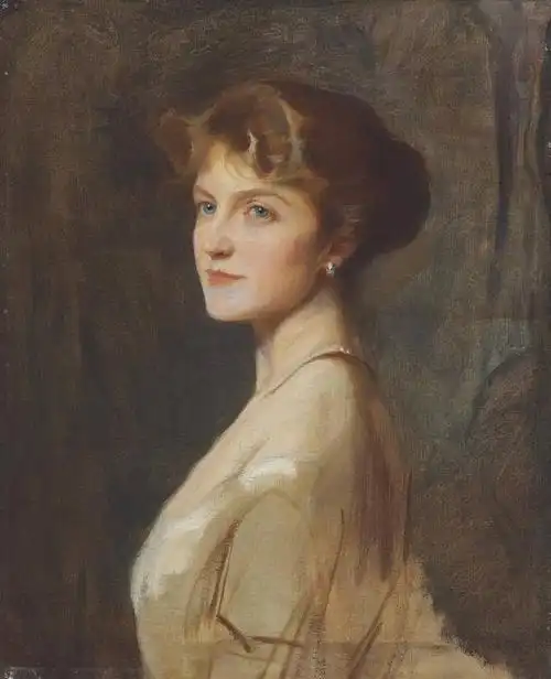 匈牙利画家菲利普-亚历克修斯德拉斯洛 肖像油画——philip alexius