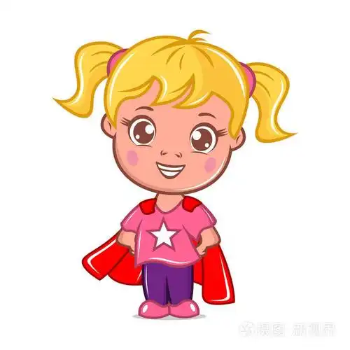 女学生小女孩标志吉祥物