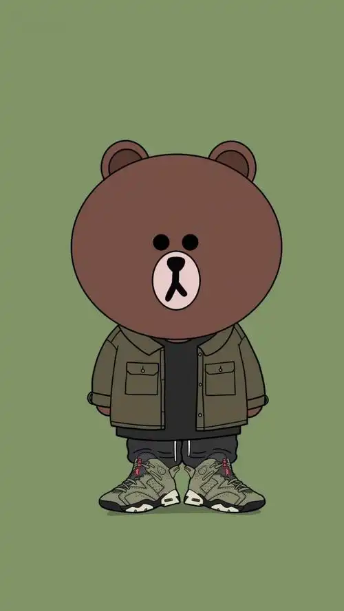 潮流范可爱小熊,锁屏图片,手机壁纸-回车桌面