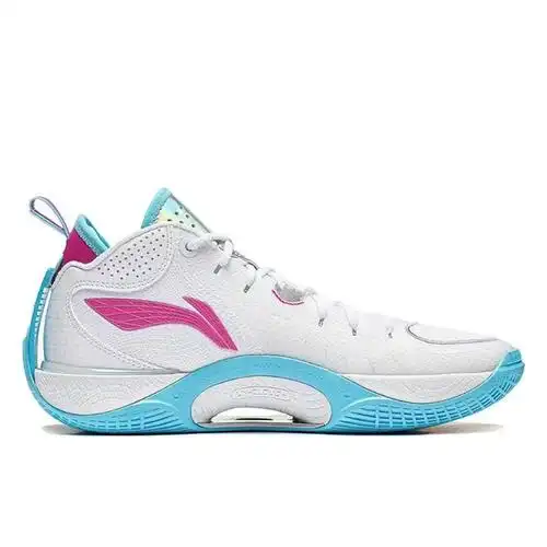 lining李宁韦德幻影5低帮篮球鞋男款标准白abpt0532