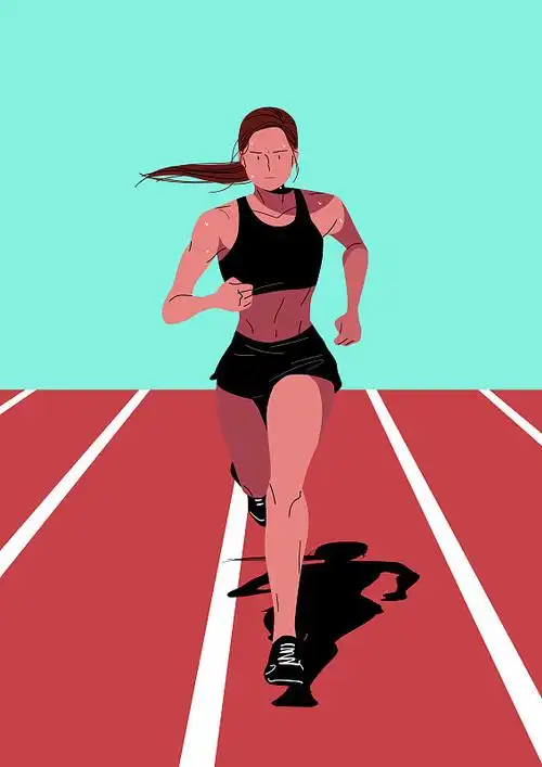 马拉松,跑步,田径,运动,跑道矢量/psd下载