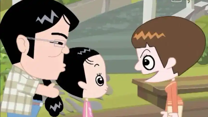 动画版家有儿女,好可爱.