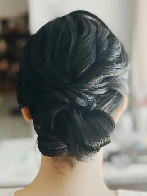 温婉婚礼盘发多伦多婚礼化妆造型