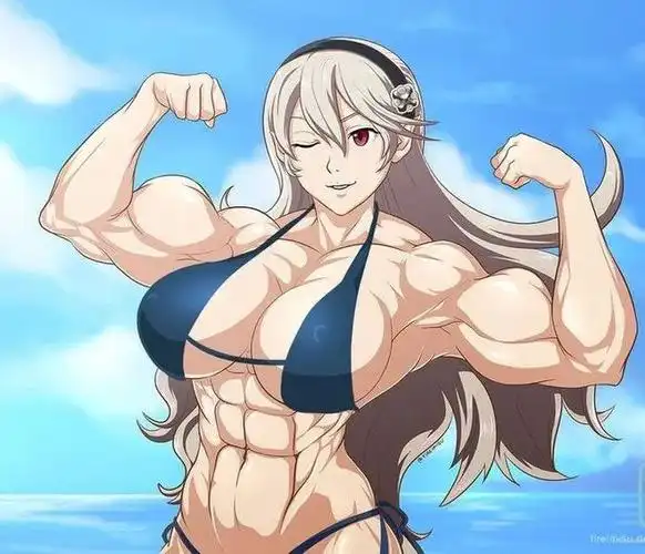 肌肉小姐姐萌版卡通的别样魅力大片高清无水印